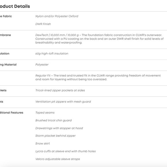 Colourwear CLWR Isy Ski Snowboard Jacket Large - Picture 10 of 10